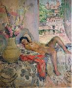 Henri Lebasque Prints Nude portrait by Henri Lebasque, oil on canvas. Courtesy of The Athenaeum Spain oil painting artist